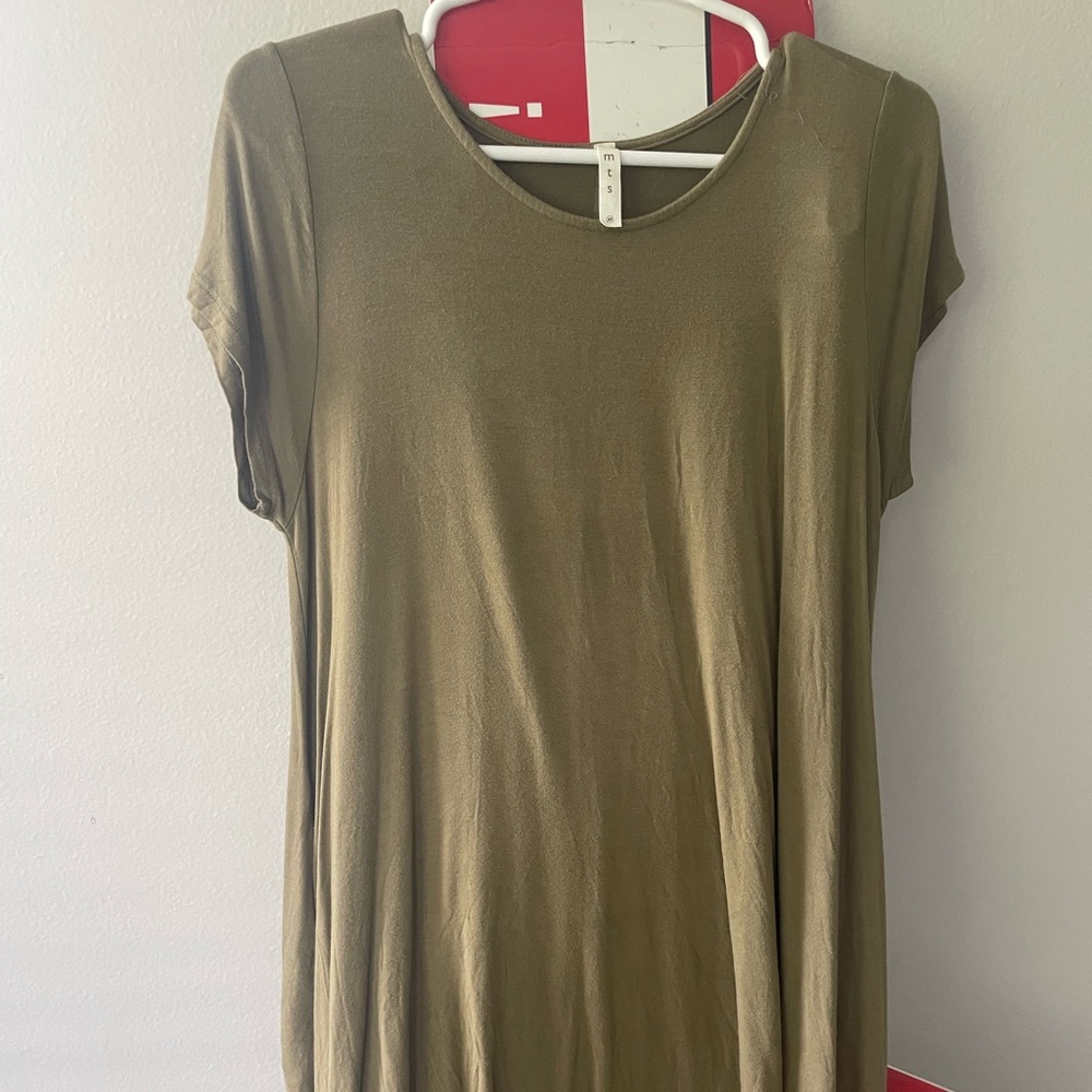 Olive casual dress
